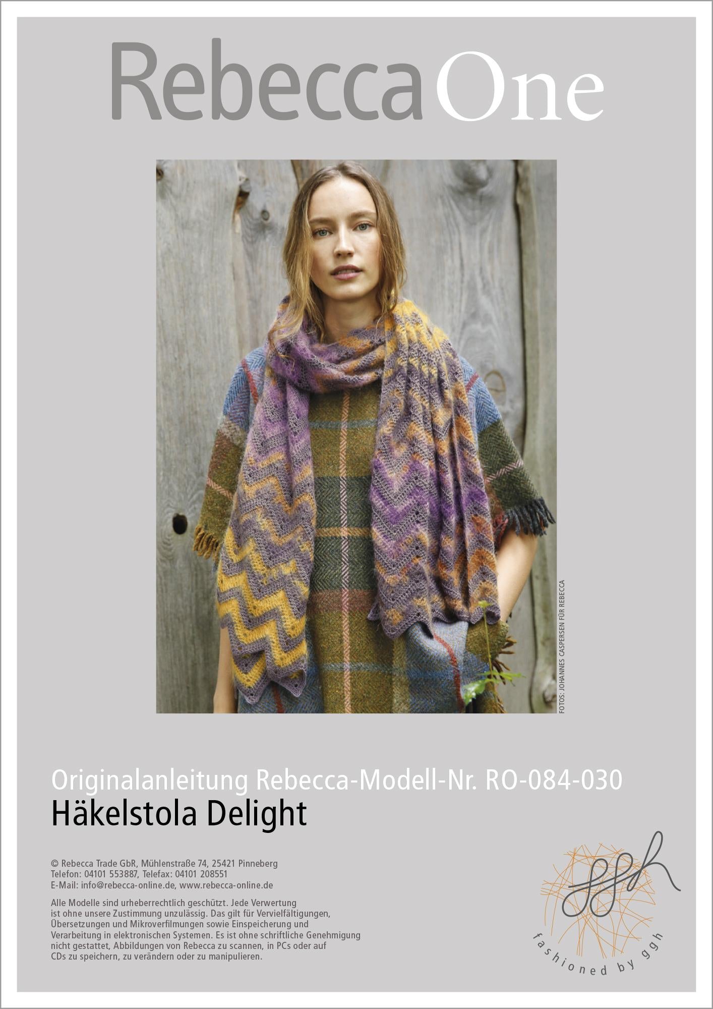 Anleitung - Häkelstola Delight - Rebecca - Online.de