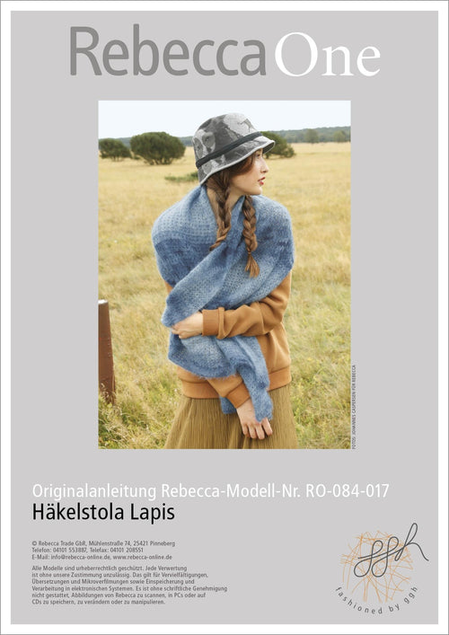 Anleitung - Häkelstola Lapis | rebecca - online.de