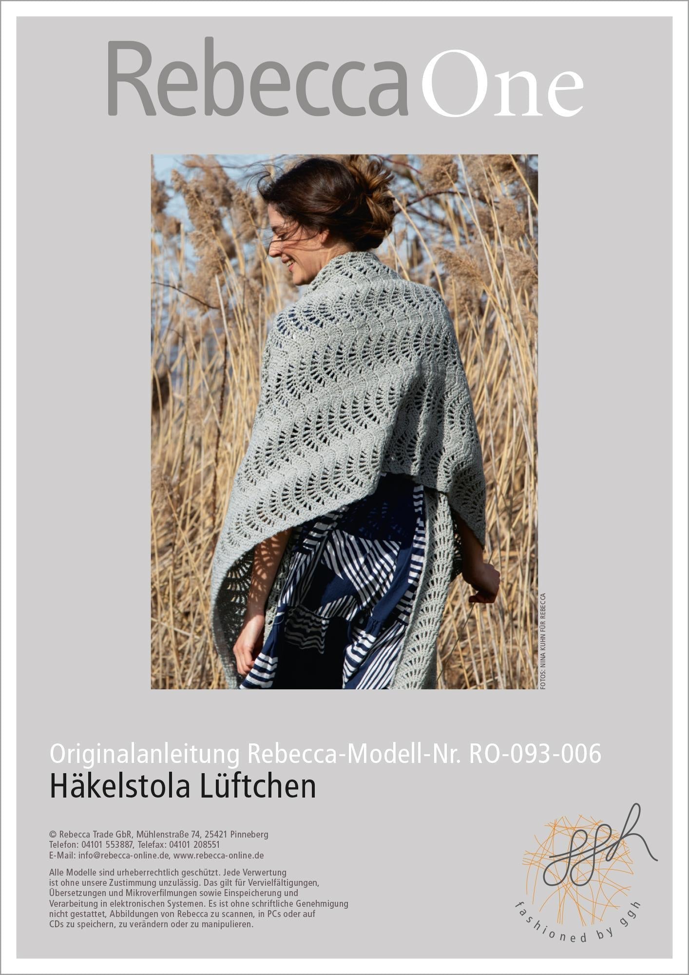 Anleitung - Häkelstola Lüftchen - Rebecca - Online.de