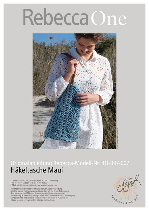Anleitung - Häkeltasche Maui | rebecca - online.de