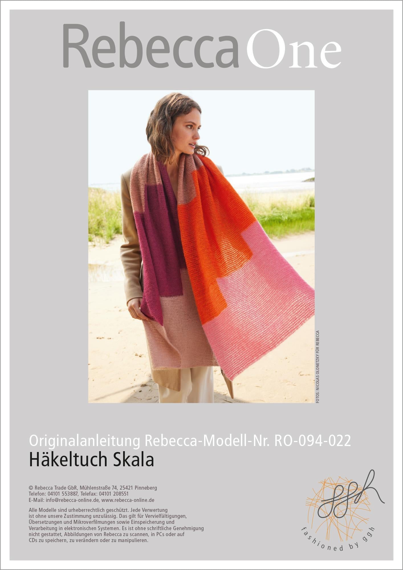 Anleitung - Häkeltuch Skala - Rebecca - Online.de