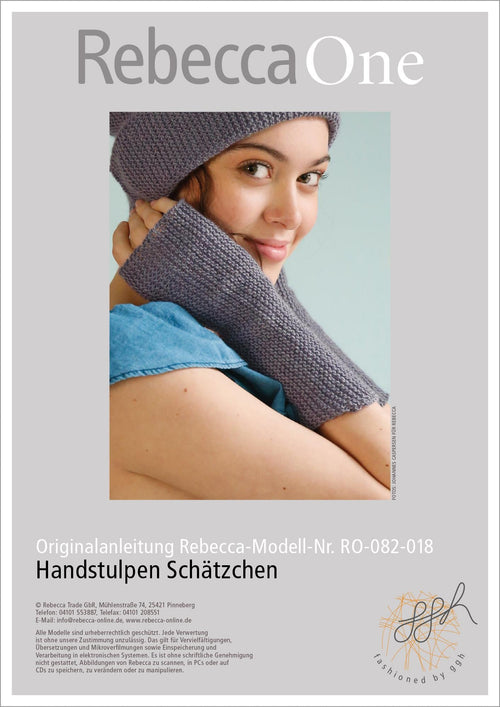 Anleitung - Handstulpen Schätzchen | rebecca - online.de