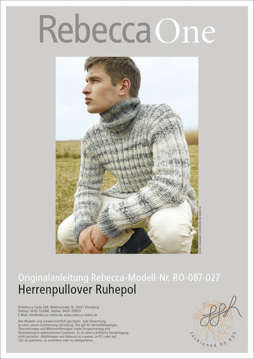 Anleitung - Herrenpullover Ruhepol | rebecca - online.de