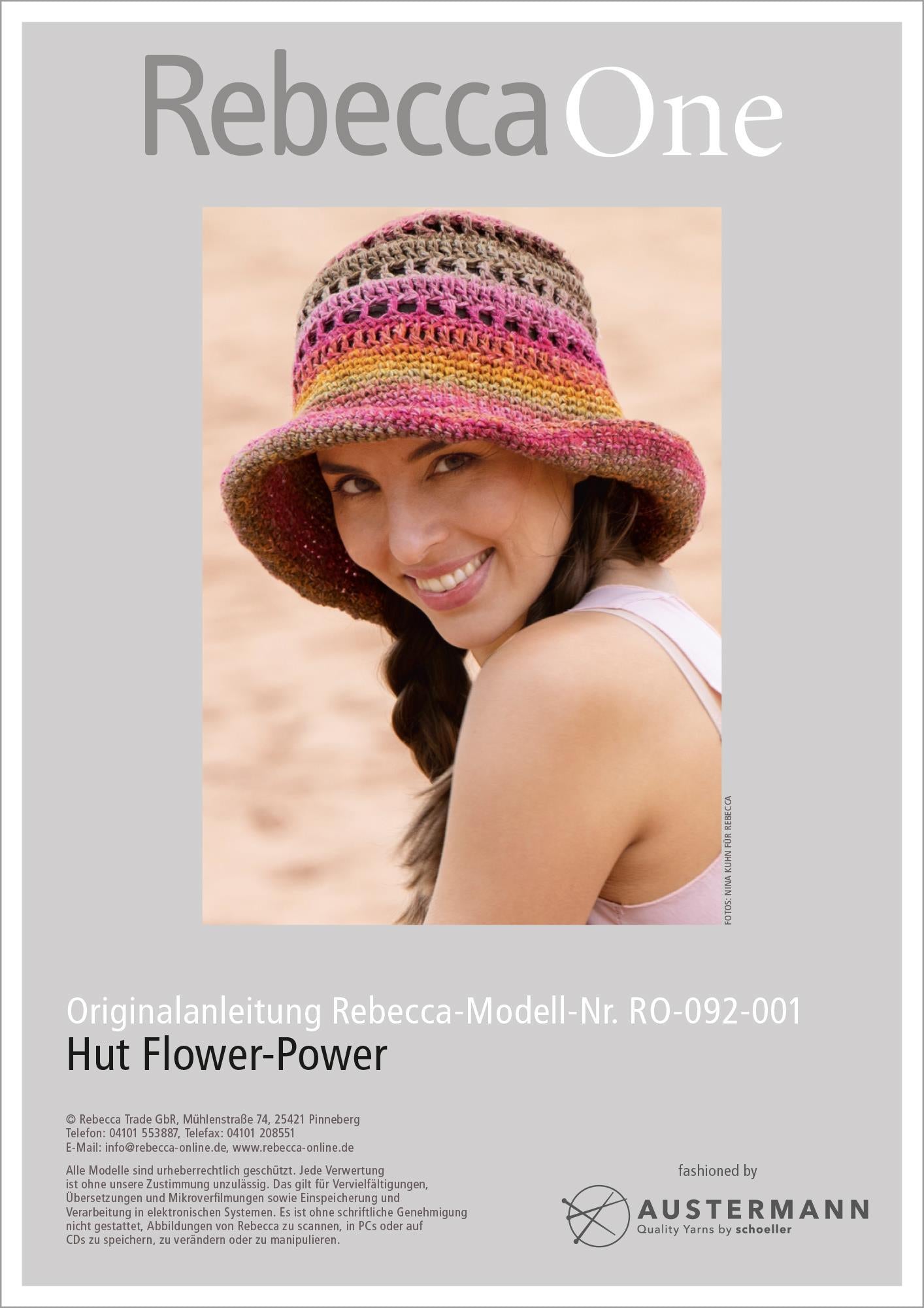 Anleitung - Hut Flower Power - Rebecca - Online.de