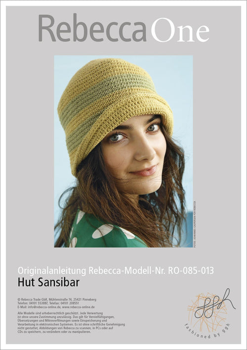 Anleitung - Hut Sansibar | rebecca - online.de