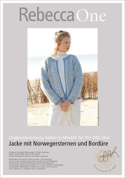 Anleitung - Jacke mit Norwegersternen | rebecca - online.de