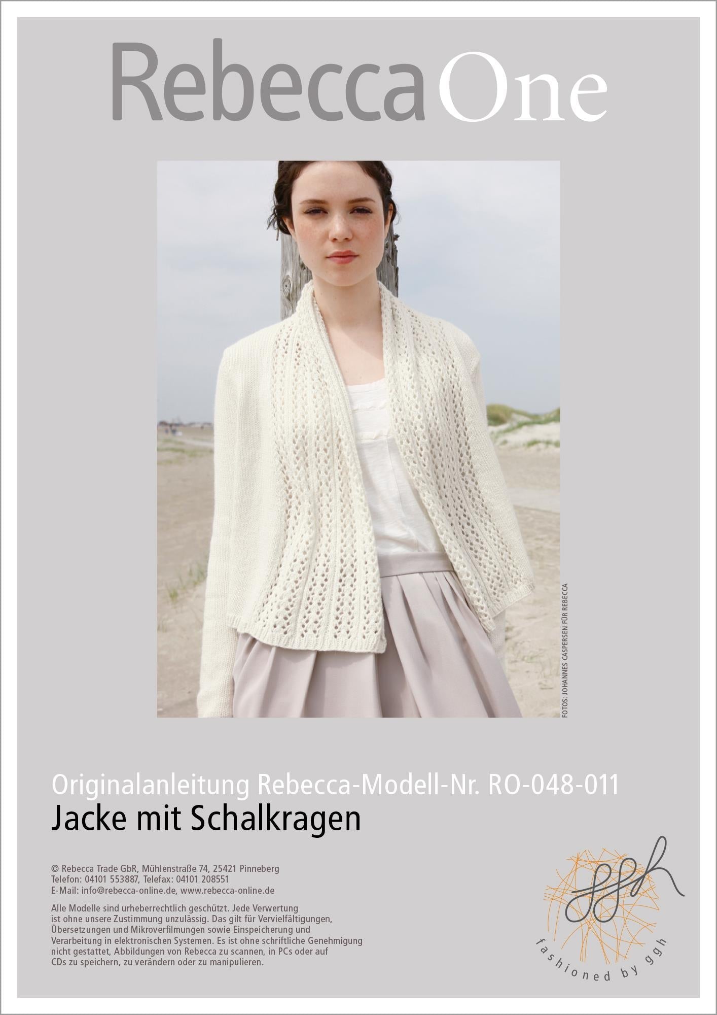 Anleitung Jacke mit Schalkragen - Rebecca - Online.de