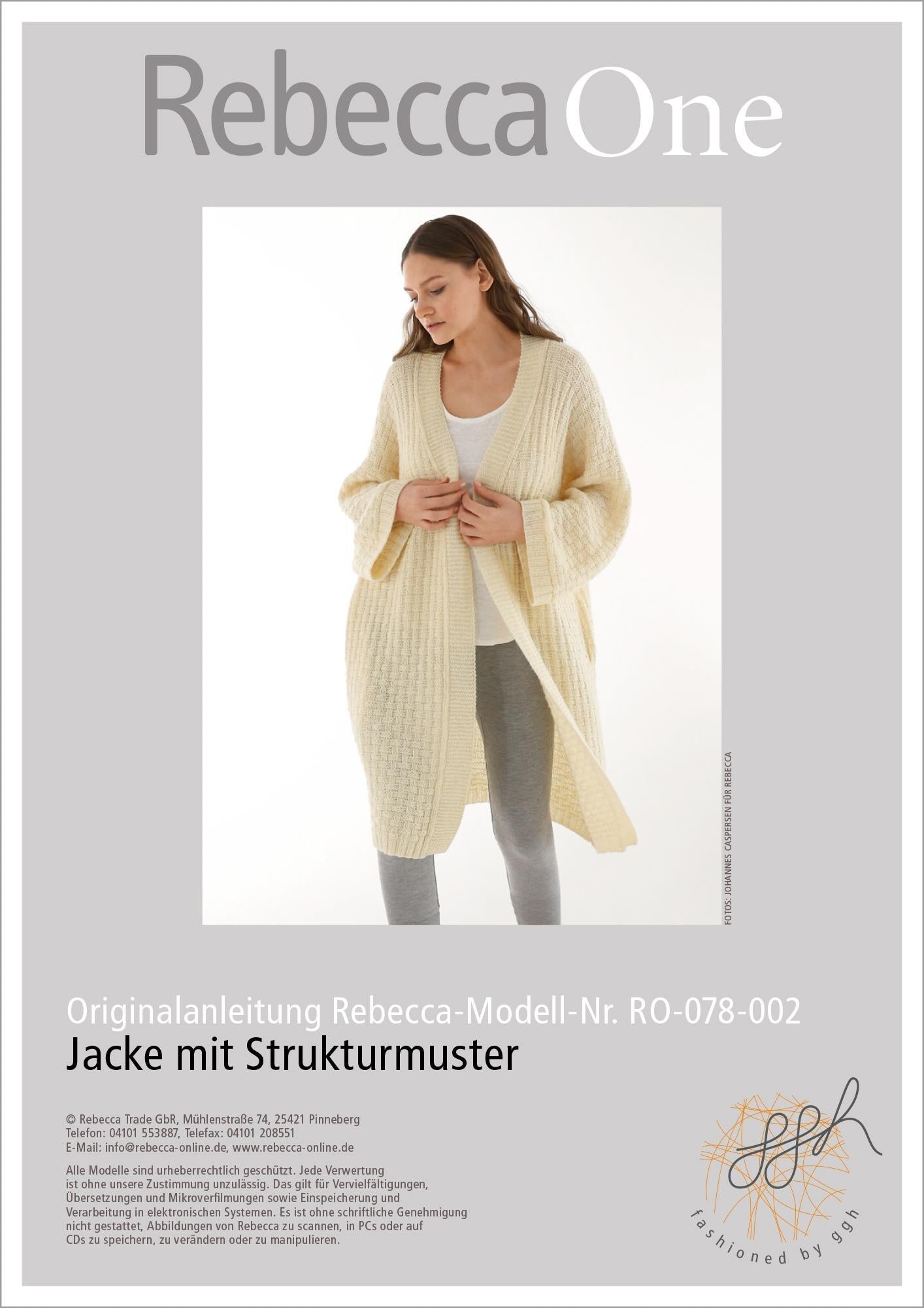 Anleitung - Jacke mit Strukturmuster - Rebecca - Online.de