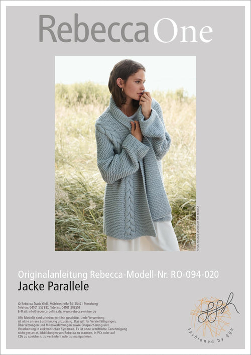 Anleitung - Jacke Parallele | rebecca - online.de