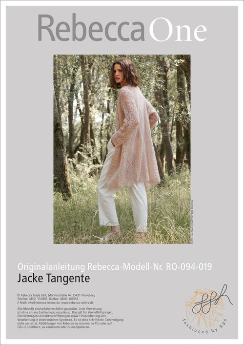 Anleitung - Jacke Tangente | rebecca - online.de