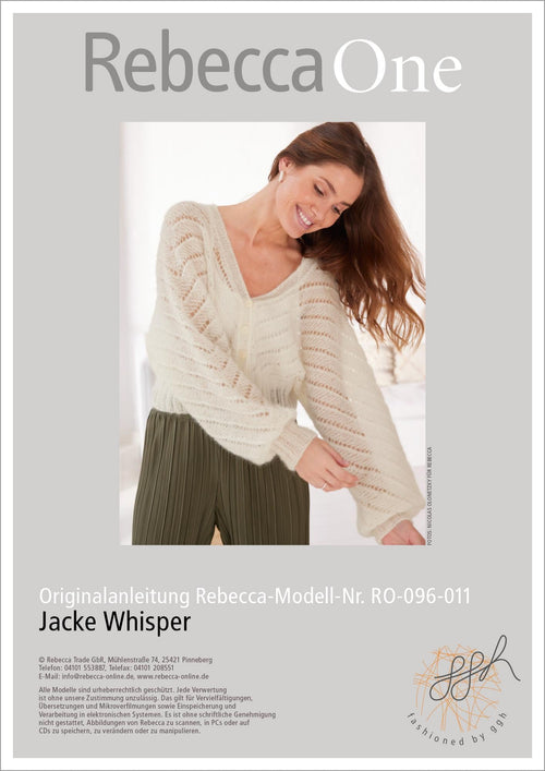 Anleitung - Jacke Whisper | rebecca - online.de