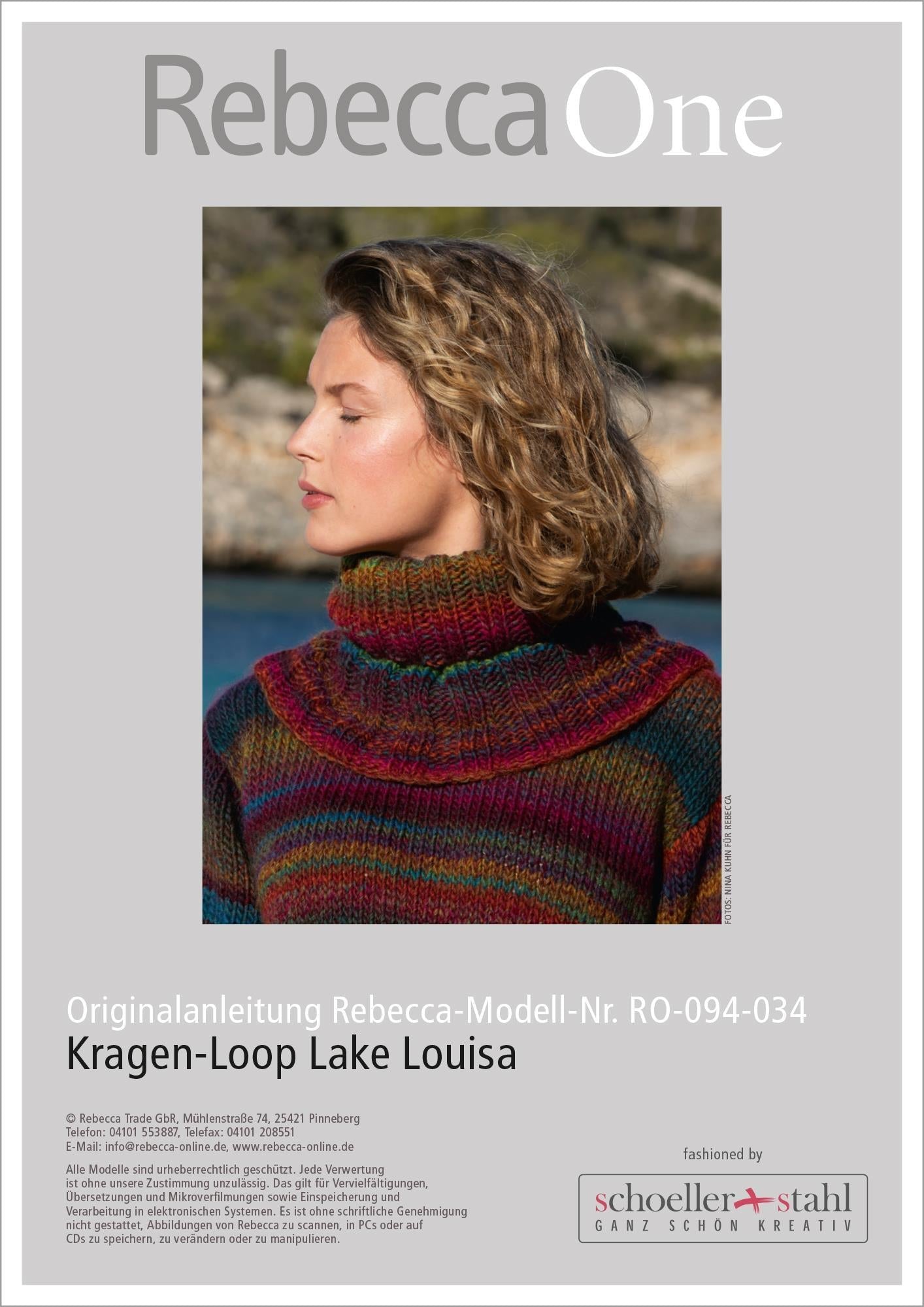 Anleitung - Kragen - Loop Lake Louisa - Rebecca - Online.de