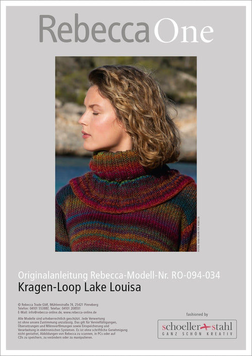 Anleitung - Kragen - Loop Lake Louisa | rebecca - online.de