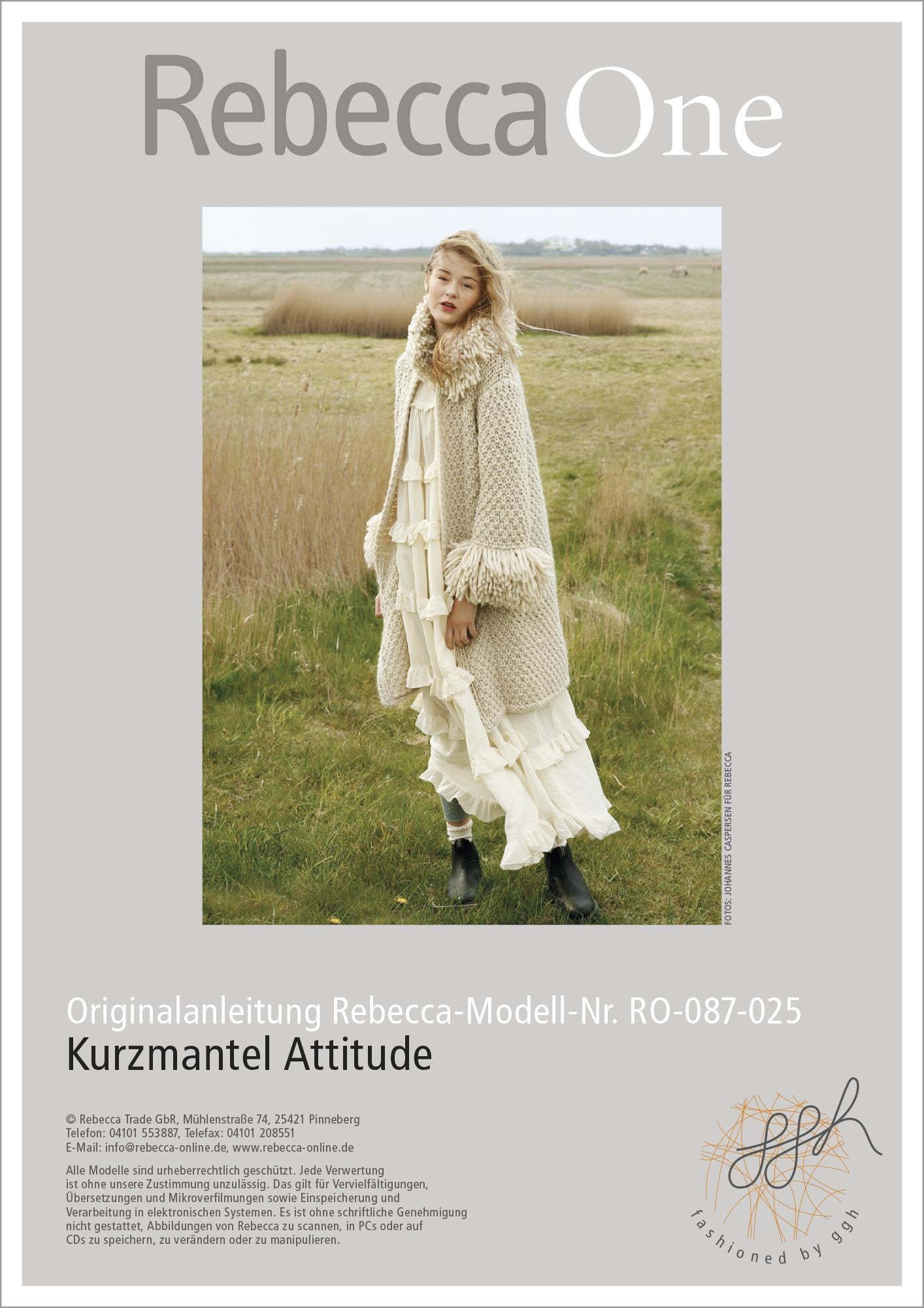 Anleitung - Kurzmantel Attitude - Rebecca - Online.de