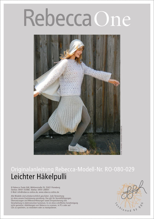 Anleitung - Leichter Häkelpulli | rebecca - online.de