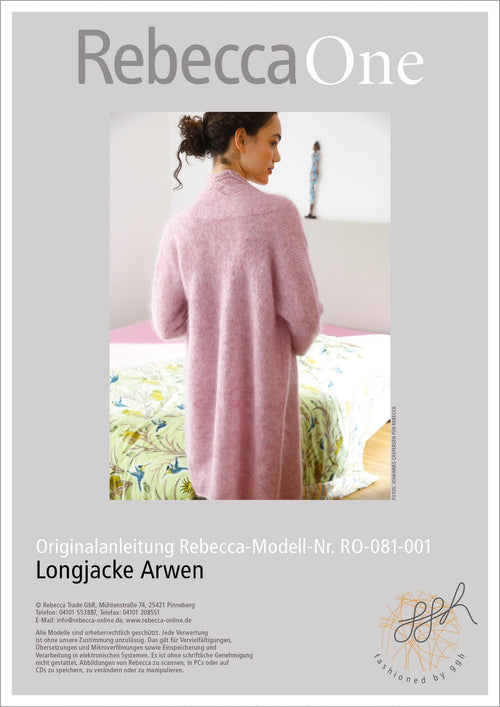 Anleitung - Longjacke Arwen | rebecca - online.de