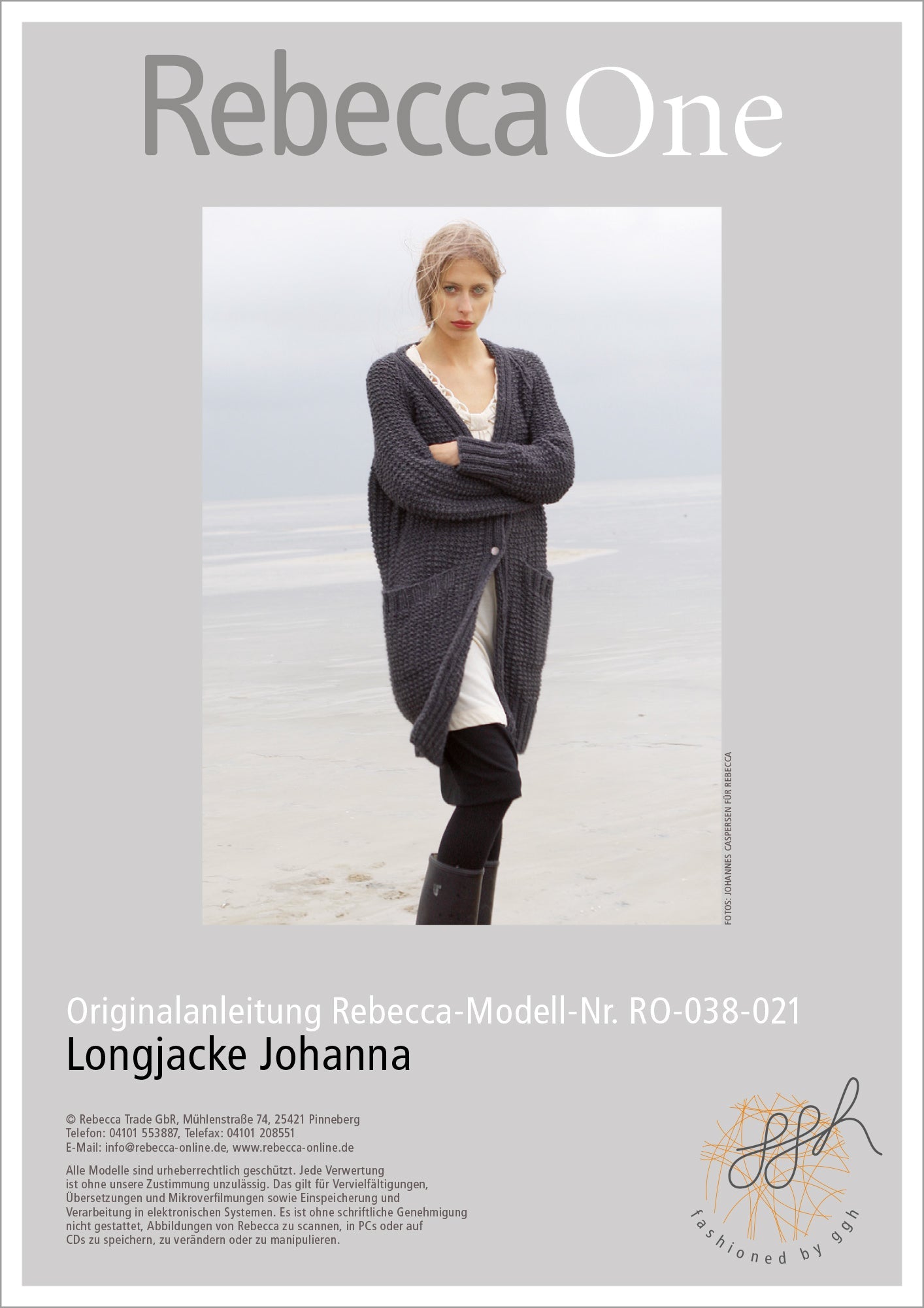 Anleitung - Longjacke Johanna - Rebecca - Online.de