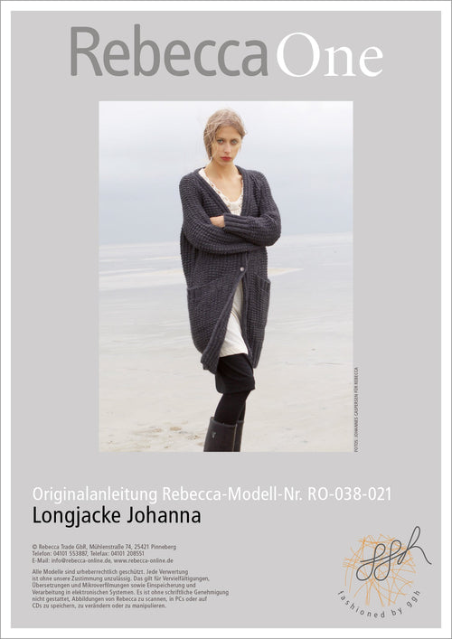 Anleitung - Longjacke Johanna | rebecca - online.de