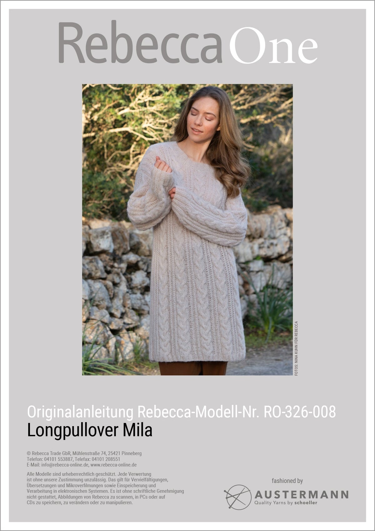 Anleitung: Longjacke Mila | rebecca-online.de