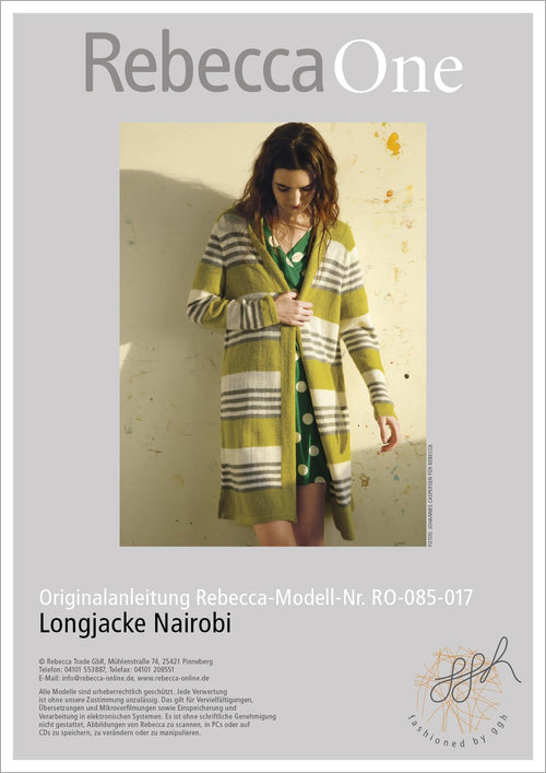 Anleitung - Longjacke Nairobi | rebecca - online.de