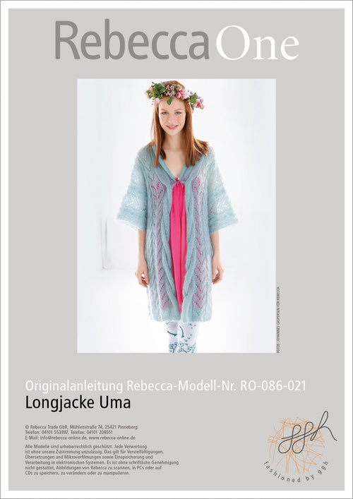 Anleitung - Longjacke Uma | rebecca - online.de