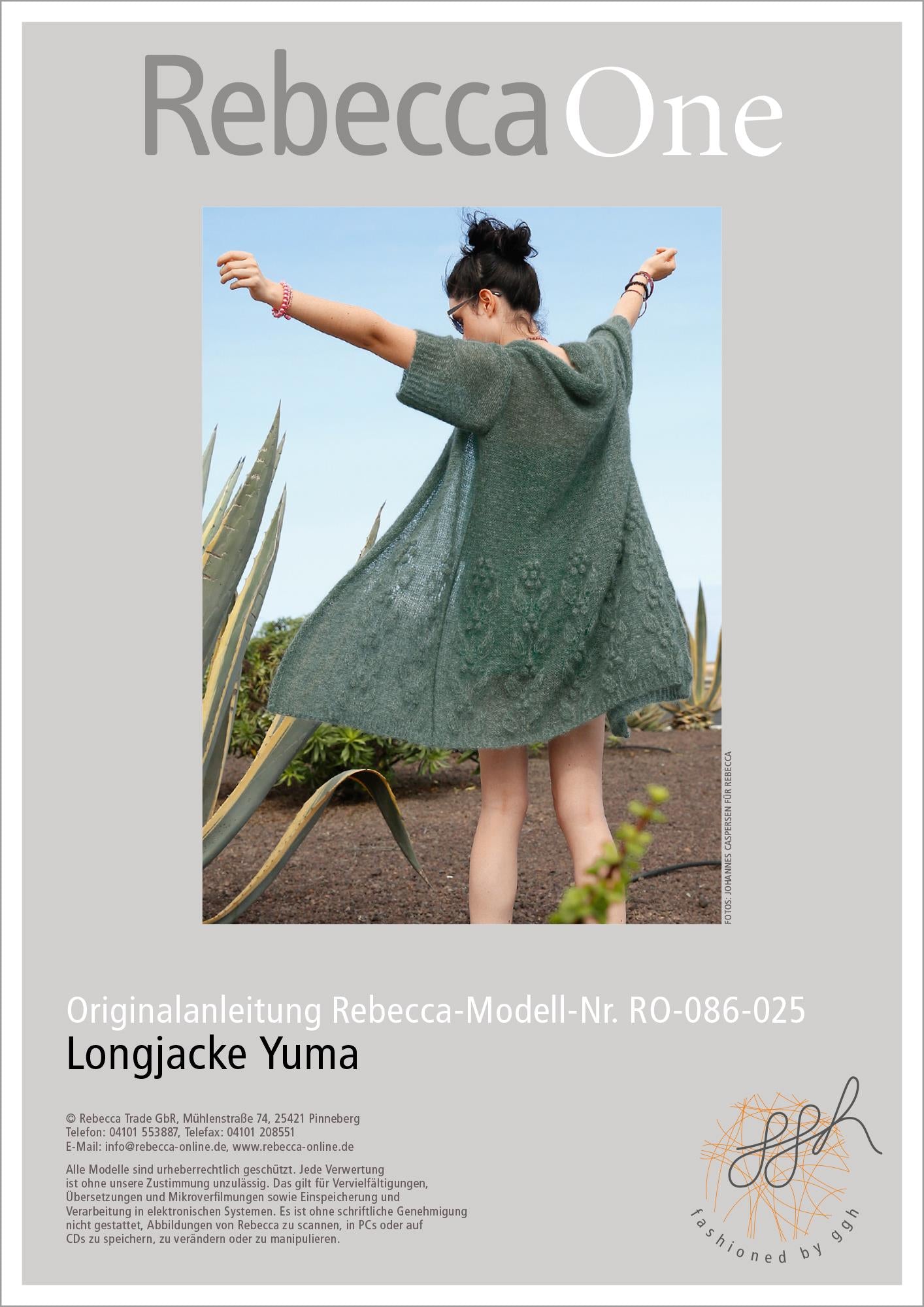 Anleitung - Longjacke Yuma - Rebecca - Online.de