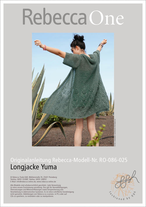 Anleitung - Longjacke Yuma | rebecca - online.de