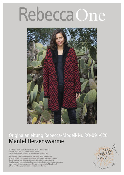 Anleitung - Mantel Herzenswärme | rebecca - online.de