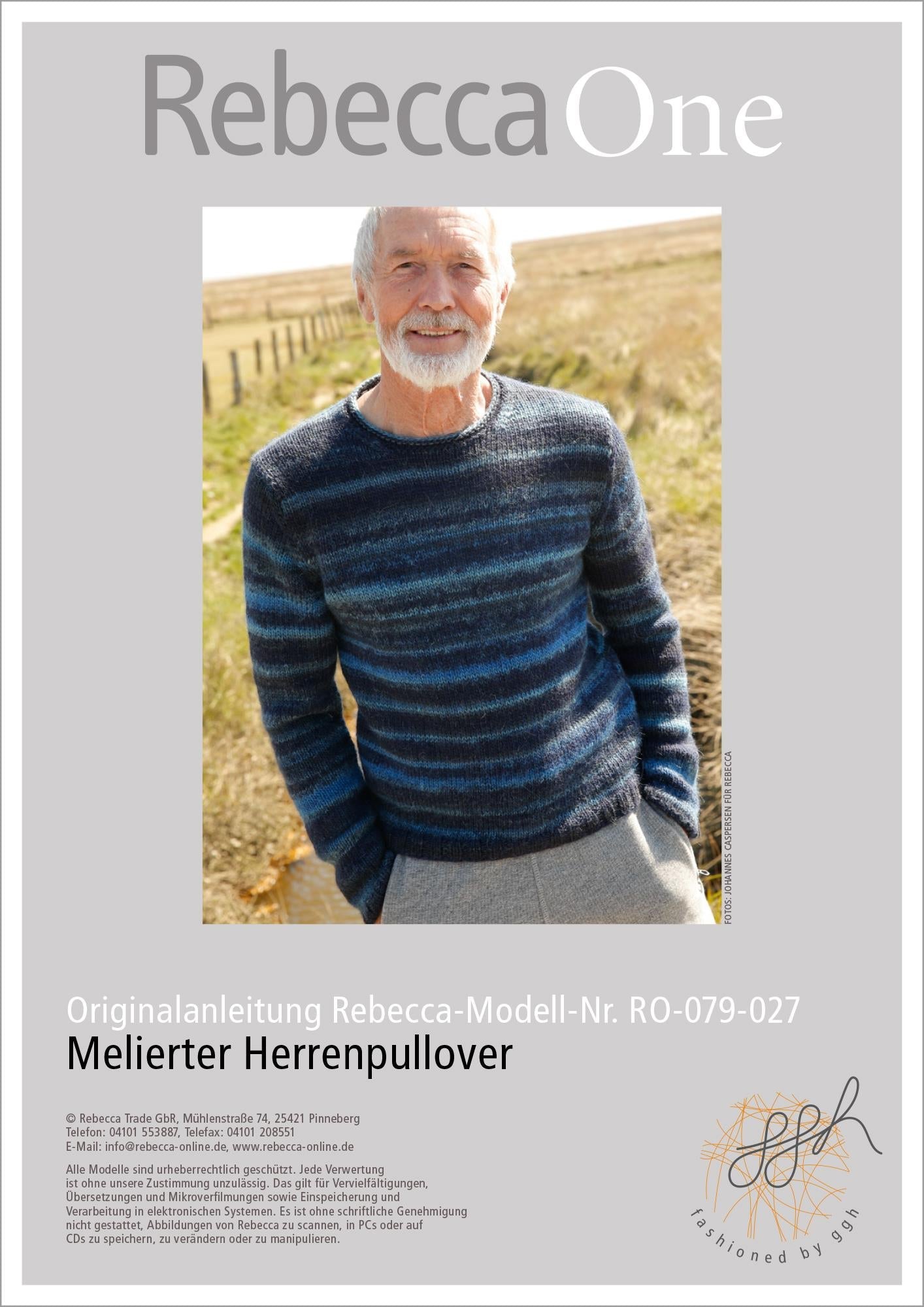 Anleitung - Melierter Herrenpulli - Rebecca - Online.de