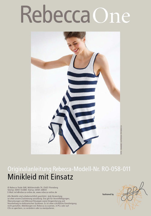 Anleitung - Minikleid mit Einsatz | rebecca - online.de