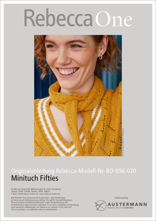 Anleitung - Minituch Fifties | rebecca - online.de