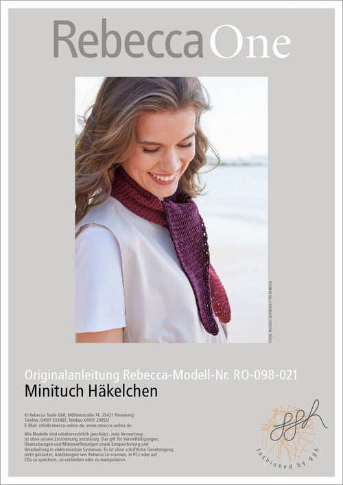Anleitung - Minituch Häkelchen | rebecca - online.de
