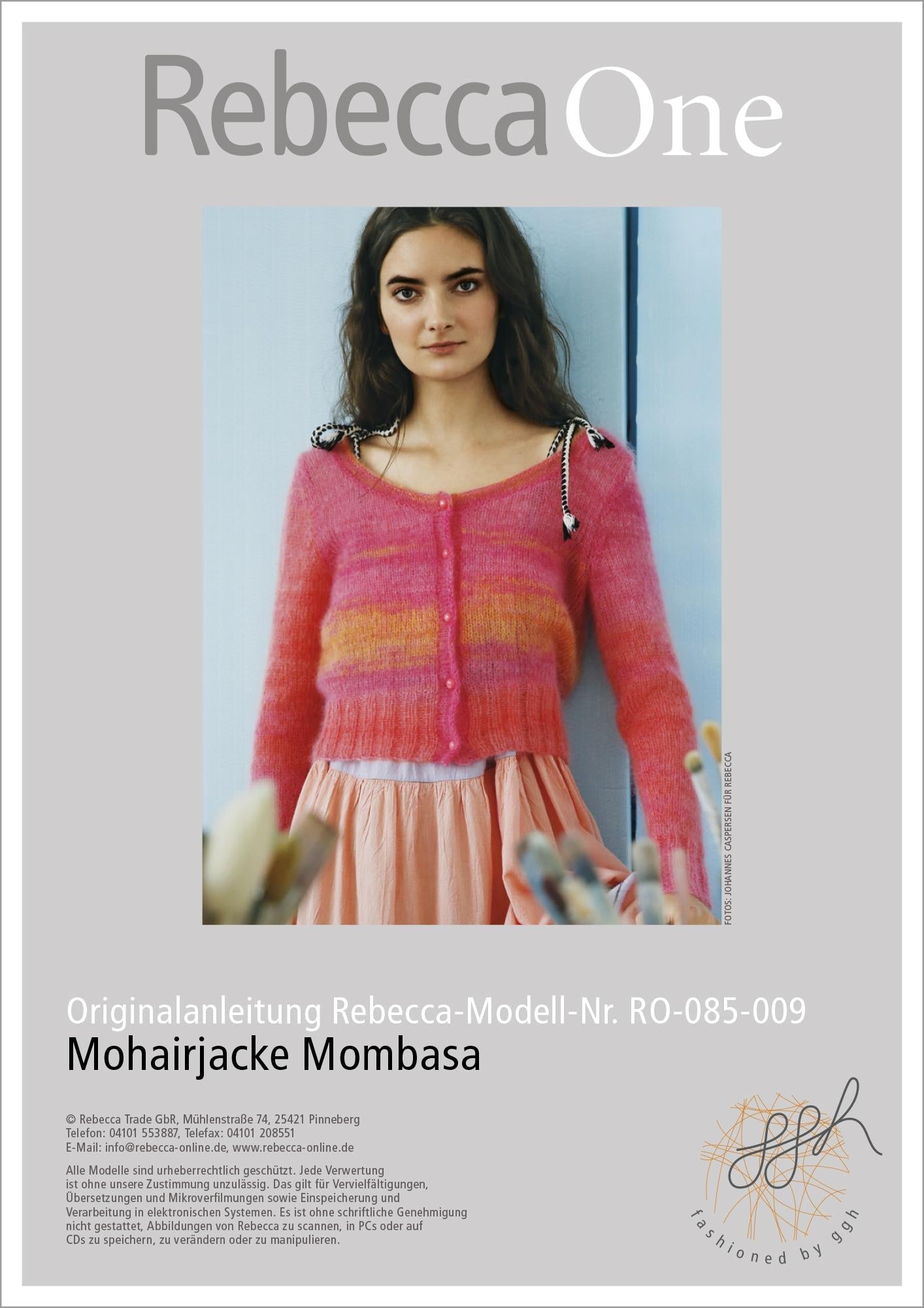 Anleitung - Mohairjacke Mombasa - Rebecca - Online.de