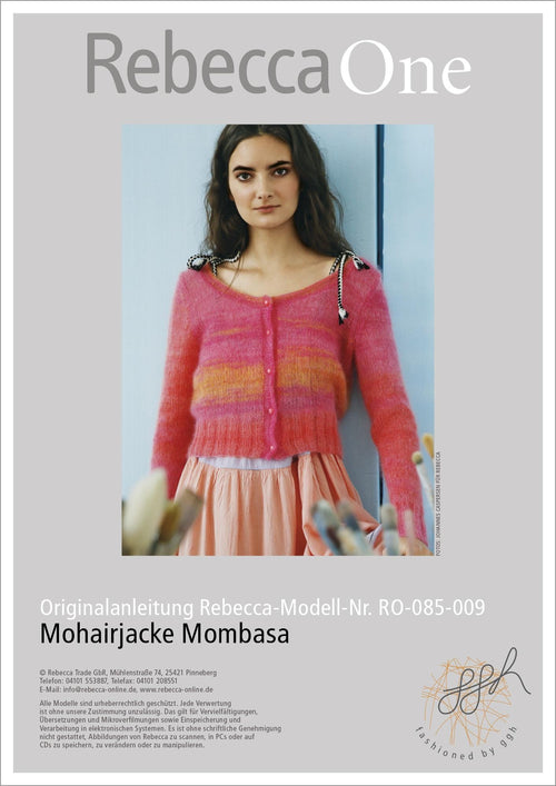 Anleitung - Mohairjacke Mombasa | rebecca - online.de