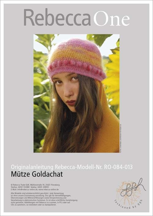 Anleitung - Mütze Goldachat | rebecca - online.de