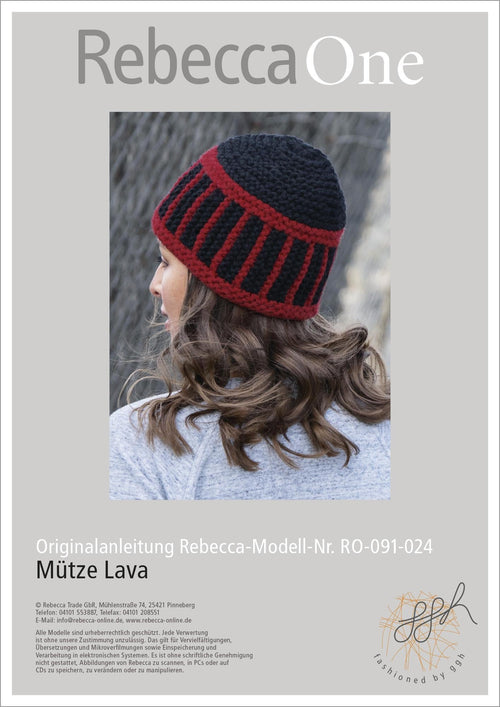 Anleitung - Mütze Lava | rebecca - online.de