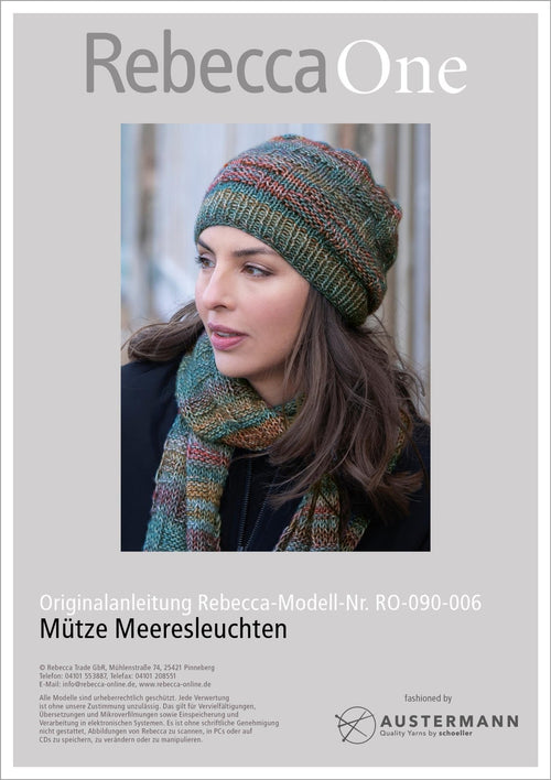 Anleitung - Mütze Meeresleuchten | rebecca - online.de