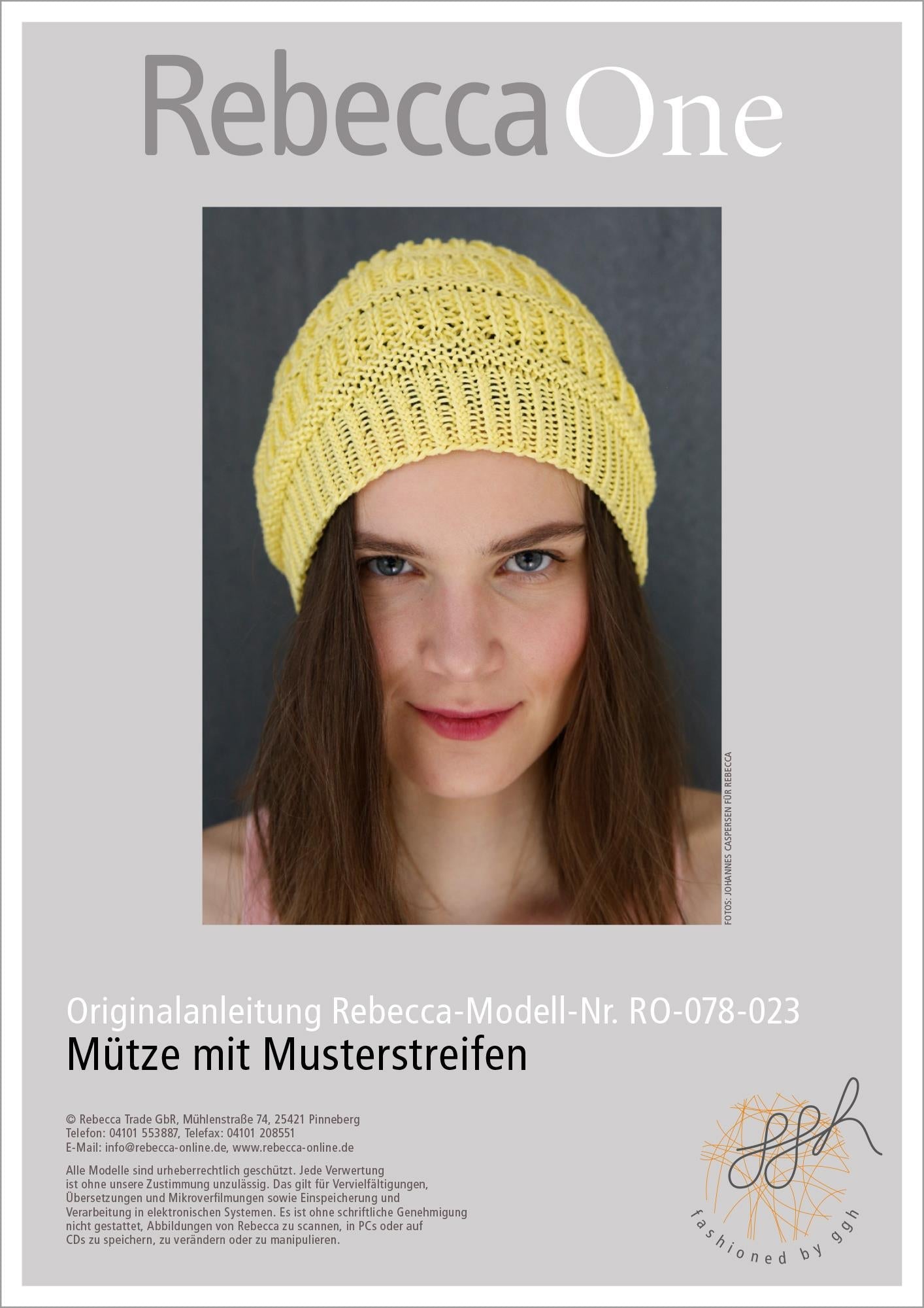 Anleitung - Mütze mit Musterstreifen - Rebecca - Online.de