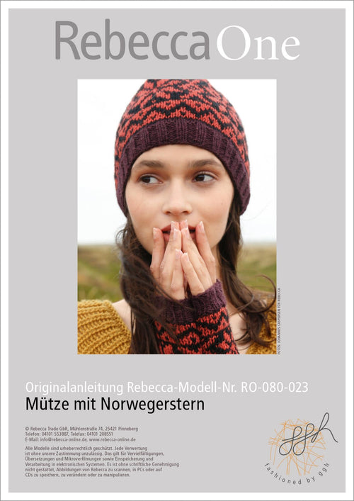 Anleitung - Mütze mit Norwegerstern | rebecca - online.de