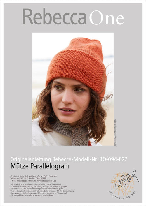 Anleitung - Mütze Parallelogram | rebecca - online.de
