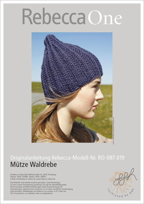 Anleitung - Mütze Waldrebe | rebecca - online.de