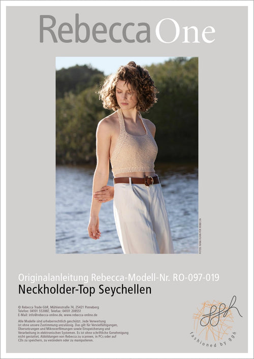 Anleitung - Neckholder Top Seychellen | rebecca - online.de