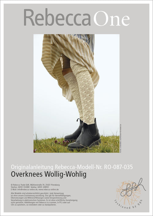 Anleitung - Overknees Wollig - Wohlig | rebecca - online.de