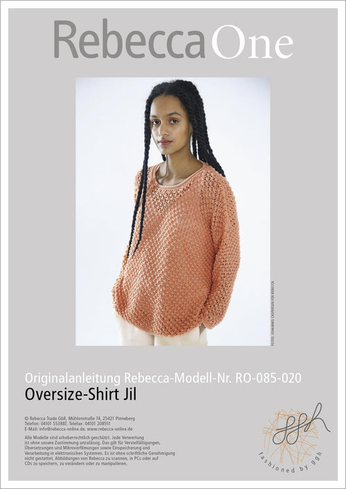 Anleitung - Oversize Shirt Jil | rebecca - online.de