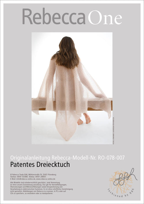 Anleitung - Patentes Dreieckstuch | rebecca - online.de