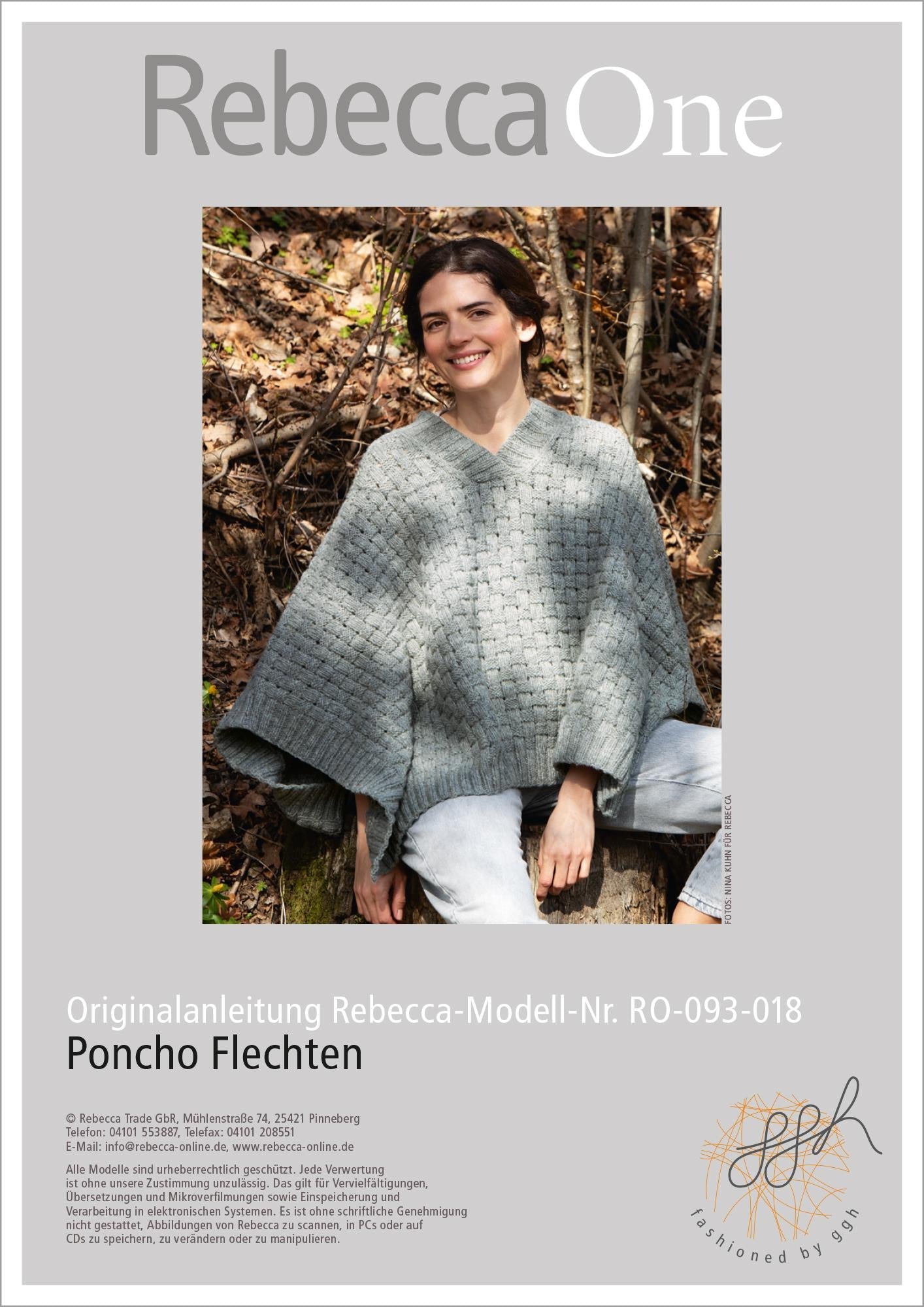 Anleitung - Poncho Flechten - Rebecca - Online.de