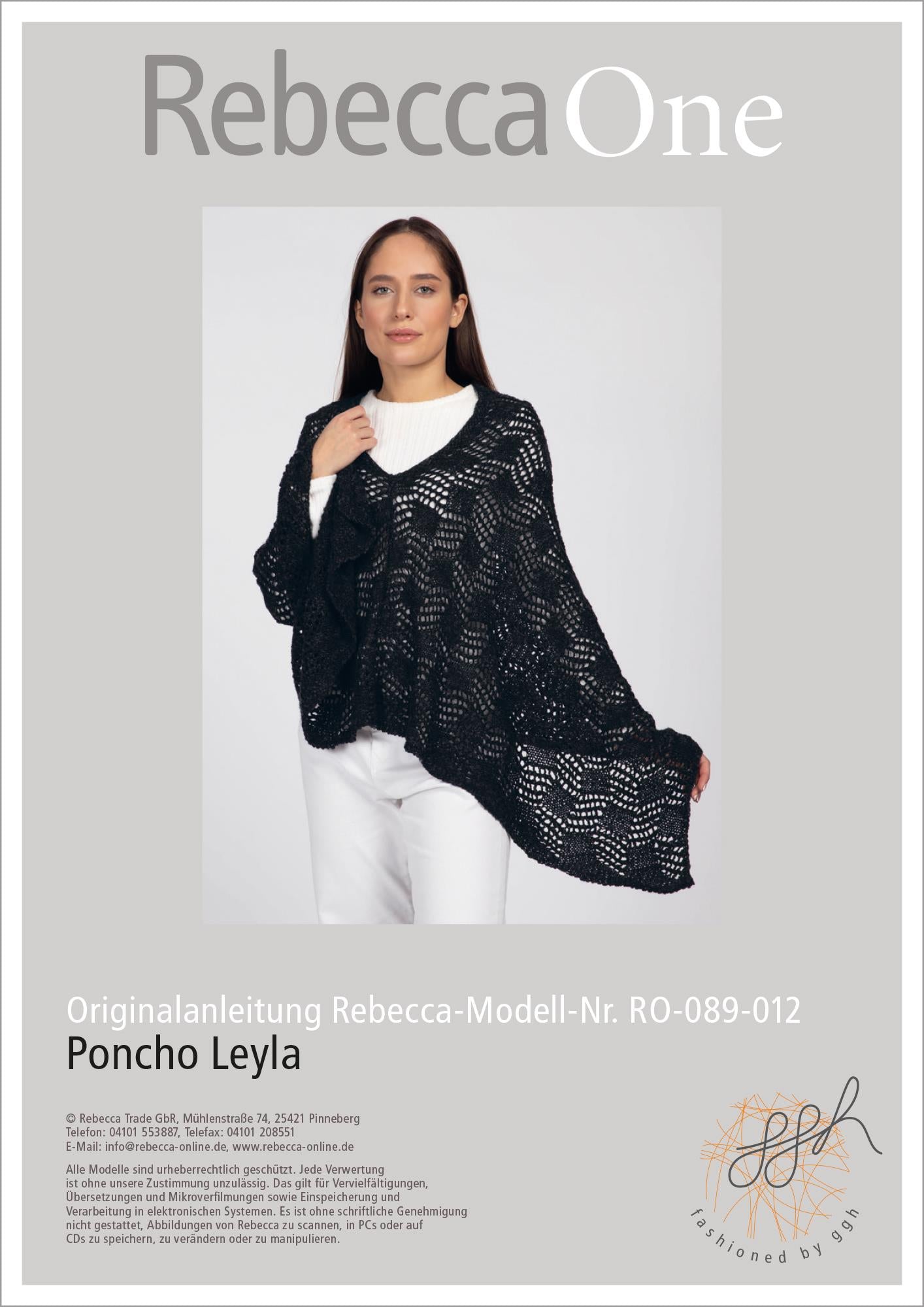 Anleitung - Poncho Leyla - Rebecca - Online.de
