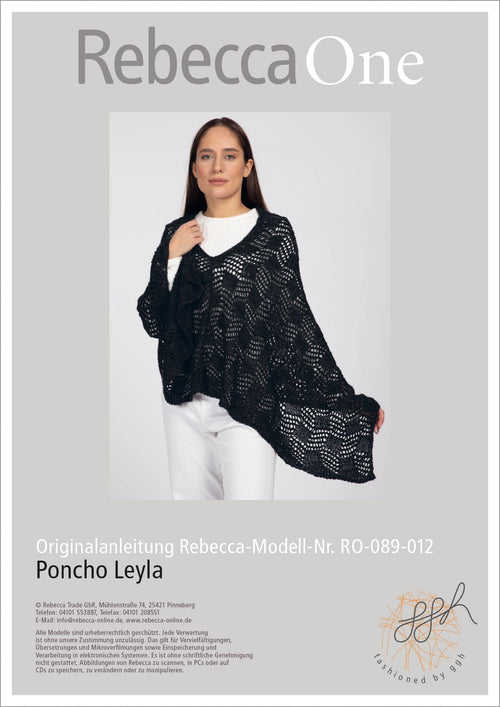 Anleitung - Poncho Leyla | rebecca - online.de