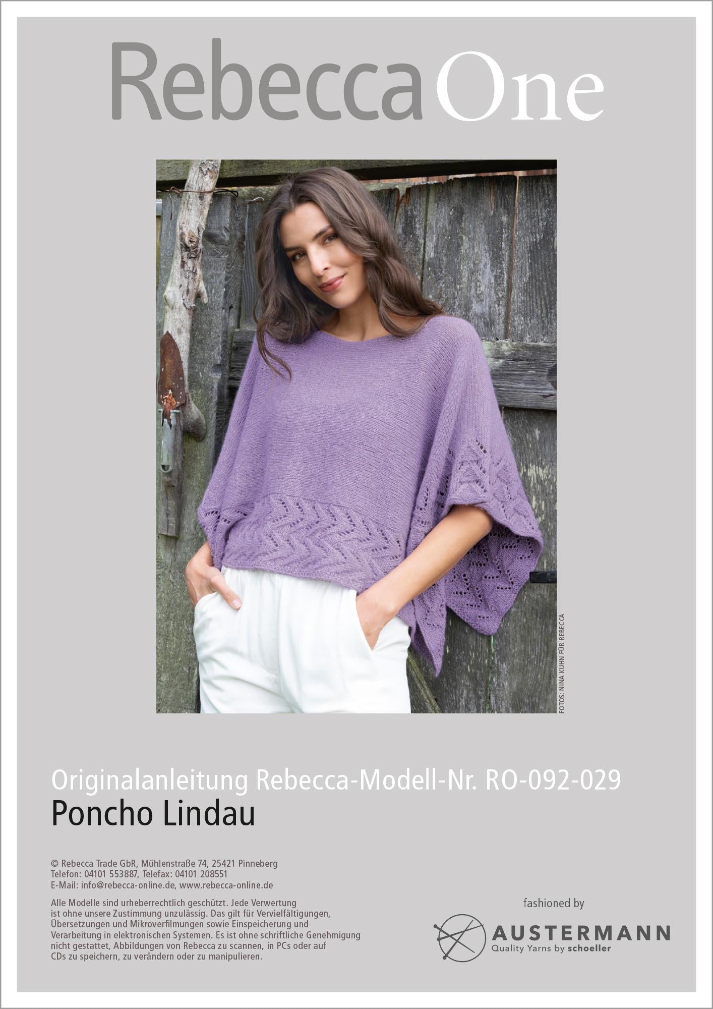 Anleitung - Poncho Lindau - Rebecca - Online.de