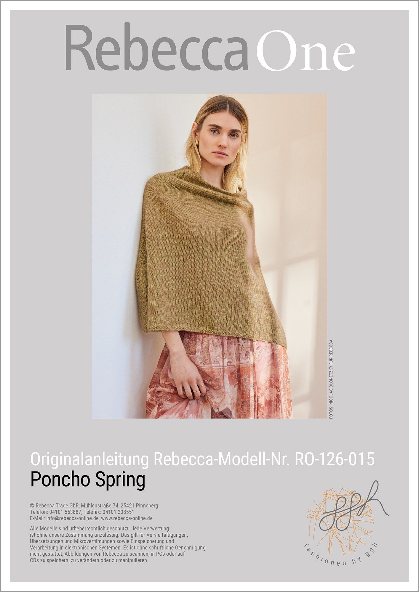 Anleitung: Poncho Spring | rebecca-online.de